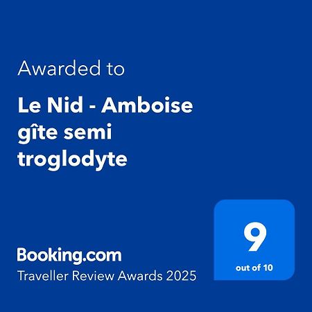 Le Nid - Amboise Gite Semi Troglodyte Exterior foto